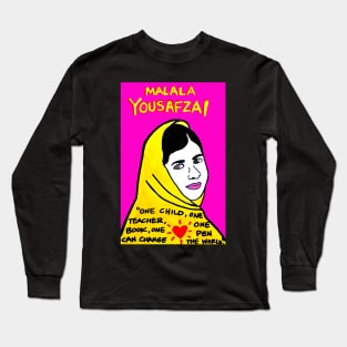 Malala Yousafzai Long Sleeve T-Shirt